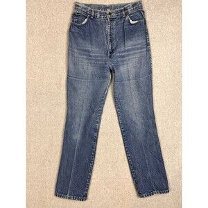 VTG Chic Womens Jeans 14 Reg Blue Mom Tapered High Rise Medium Wash Denim Cotton